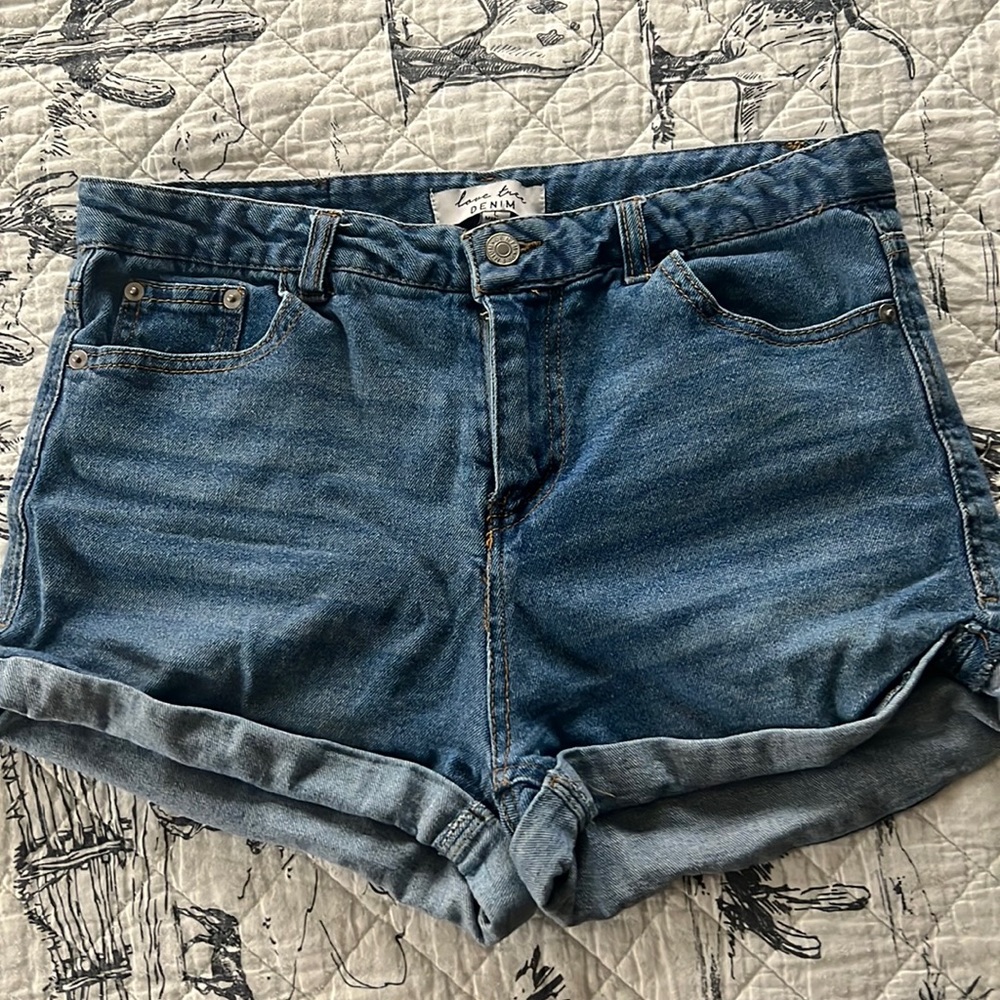 Love Tree Blue Denim Jean Shorts